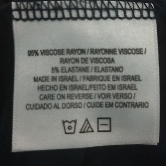 Tahari navy t-shirt - Picture 3 of 5